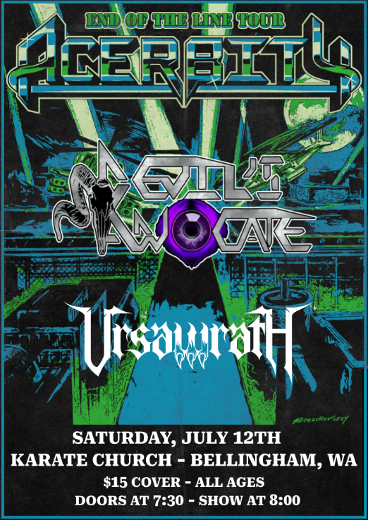 Karate Church Show Flyer